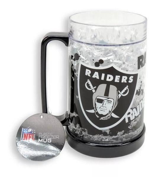 Imagem de Caneca Chopp NFL Los Angeles Raiders Gel Congelante 490ml