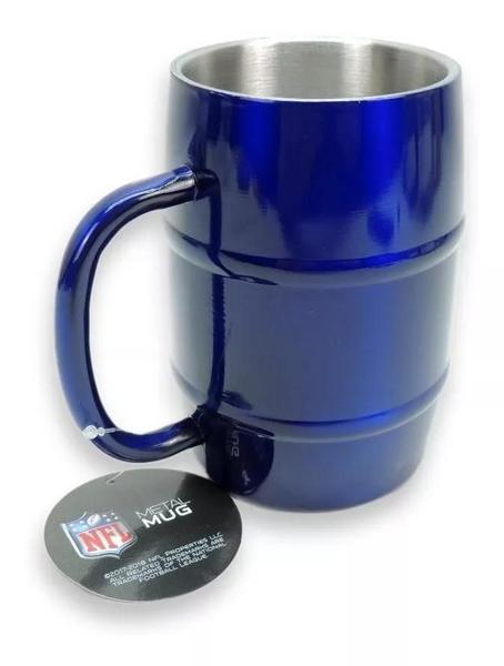 Imagem de Caneca Chopp NFL ul Aço Inox 500ml - Metal Mug