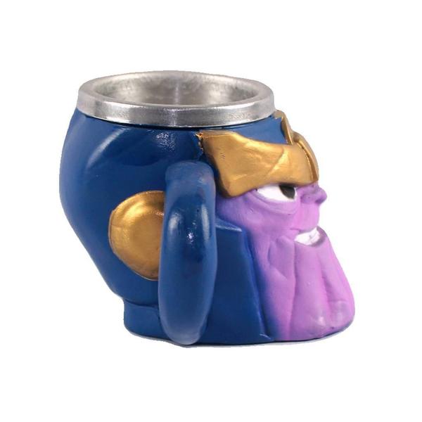 Imagem de Caneca Chopp Resina Inox 3D Thanos Baby Decoração Coleção