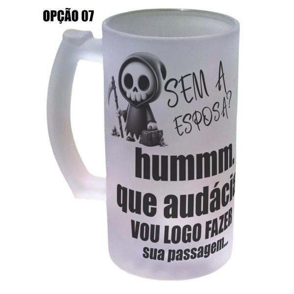 Imagem de Caneca Chopp Vidro 475ml Hummm Eu Gosto Assim Amostradinho