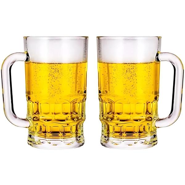 Imagem de Caneca Chopp Vidro Resistente 360ml Bar Casa Transparente