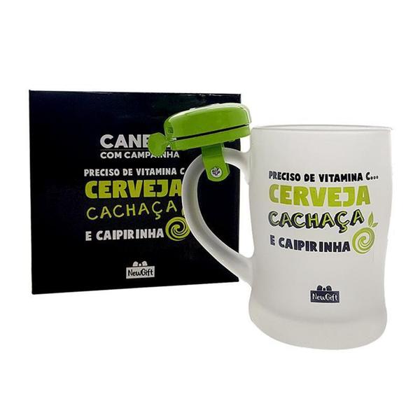 Imagem de Caneca com Campainha Preciso de Vitamina c 400ml - Newgift