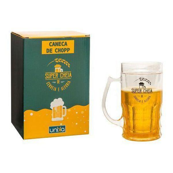 Imagem de Caneca com GEL Congelante para CHOPP Super Cheia Alegria 400ML Unika 534