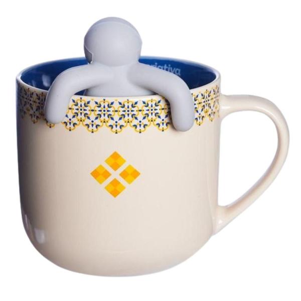 Caneca Com Infusor Mãe ulejo 10025684 350Ml Zonacriativa Imagem de Caneca Com Infusor Mãe ulejo 10025684 350Ml Zonacriativa