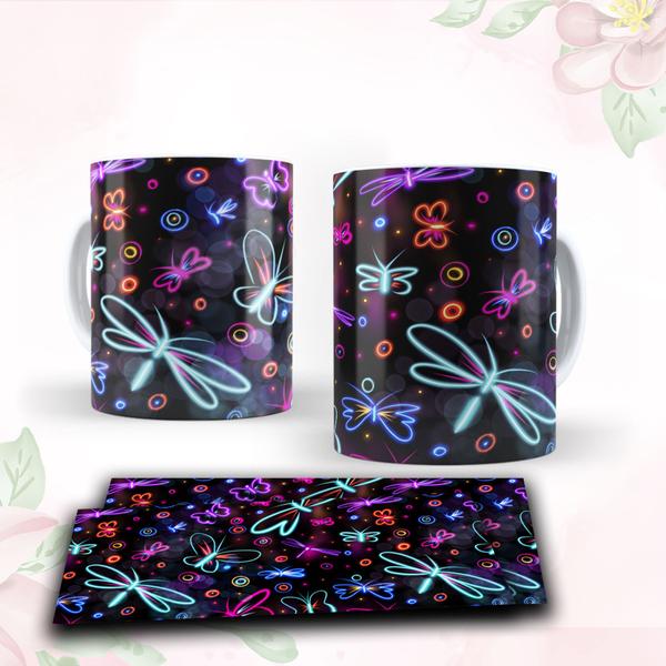 Imagem de Caneca com tema floral