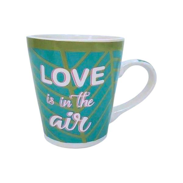 Imagem de Caneca Cônica 300ml Love Is In The Air Fratelli Cerâmica