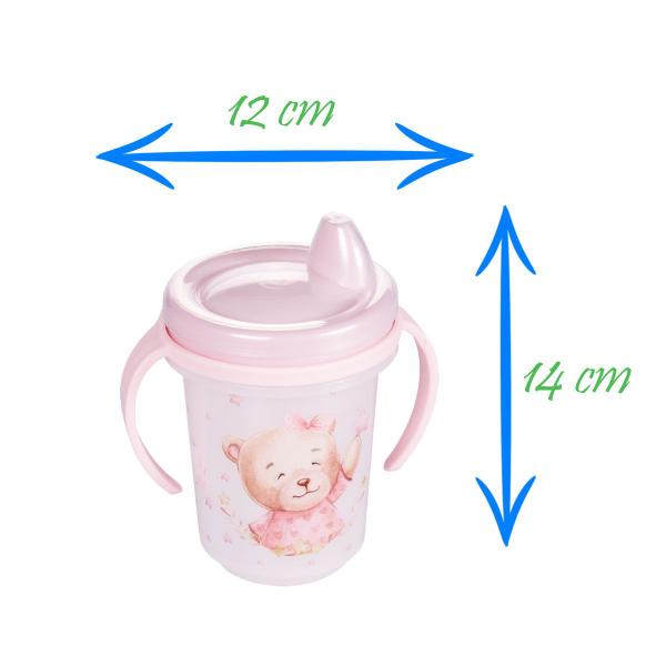 Caneca Copinho Trio com Alça e Tampa de Proteção para Bico 330 ml Plasútil - Plasutil Imagem de Caneca Copinho Trio com Alça e Tampa de Proteção para Bico 330 ml Plasútil