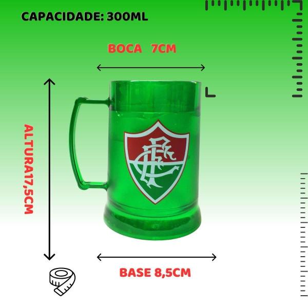 Imagem de Caneca Copo Gel 300Ml Isolante Térmico Chopp Cerveja Time