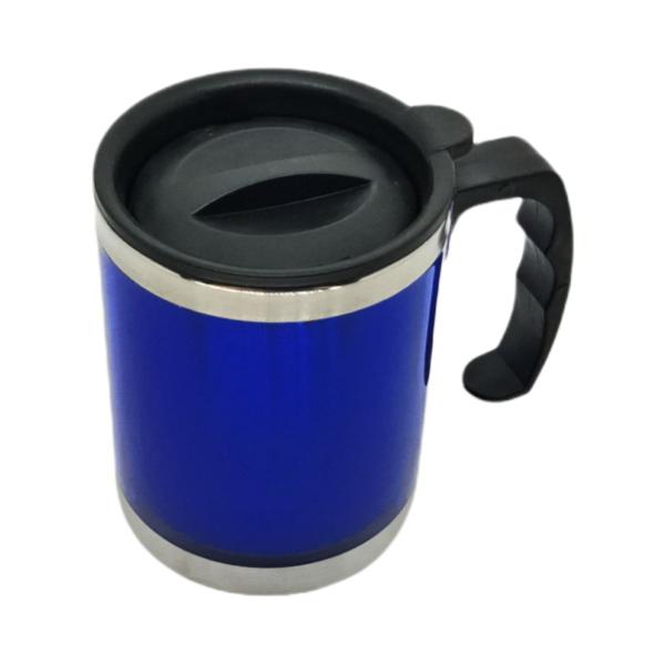 Imagem de Caneca Copo Térmico Em Inox Com Alça E Tampa Removível Para Balada Bebidas 450 ML IXB14027