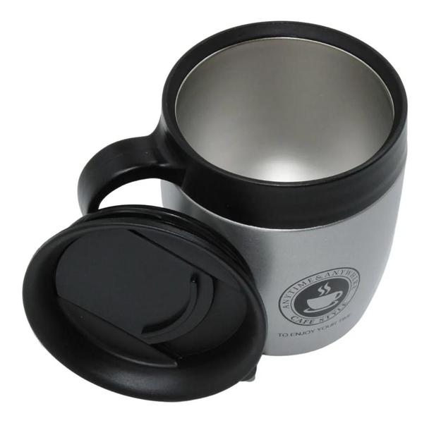 Imagem de Caneca Copo Térmico Inox 350ml Café Chá Chocolate