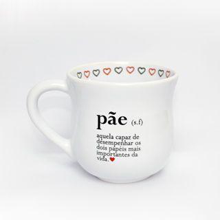 Imagem de Caneca Curve 380Ml Branco/Vermelho Pães Cerâmica Decoração