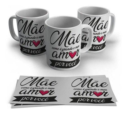 Imagem de Caneca Data Dia Das Mães Como E Grande Meu Amor Por Voce