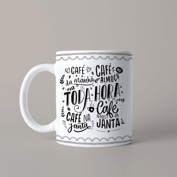 Imagem de Caneca de Café e Chá de Cerâmica Personalizada Sublimação 325ml