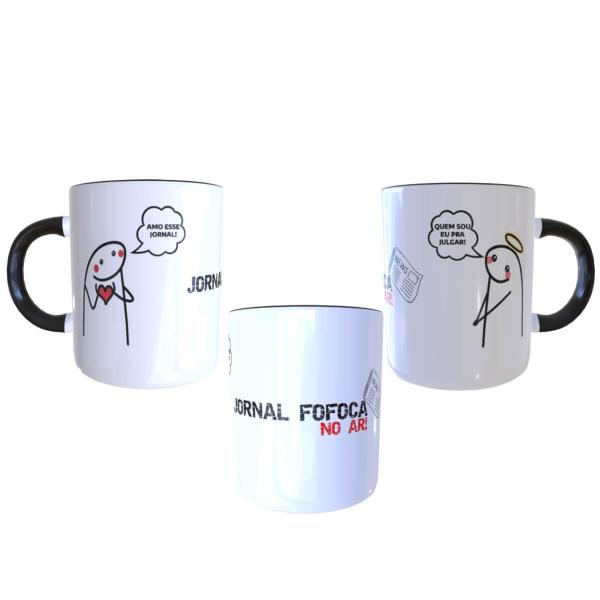 Imagem de Caneca De Café Flork Jornal Fofoca No Ar 325Ml