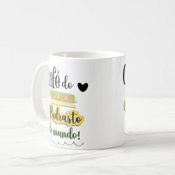 Imagem de Caneca de Café Personalizada Presente Padrasto Dia dos Pais