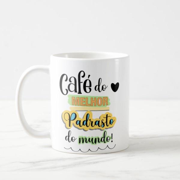 Imagem de Caneca de Café Personalizada Presente Padrasto Dia dos Pais