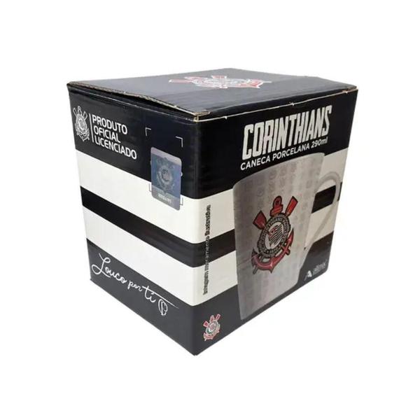 Imagem de Caneca de Café Porcelana Time Corinthians 290ml - Allmix