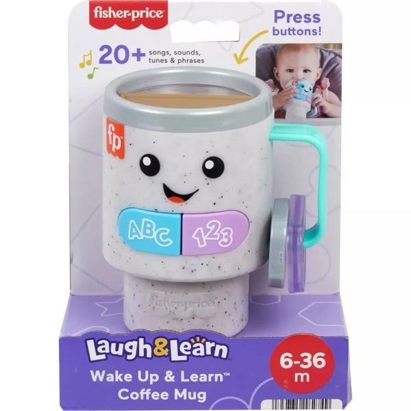 Imagem de Caneca de café Toy Fisher-Price Laugh & Learn Wake Up de 6 meses ou mais