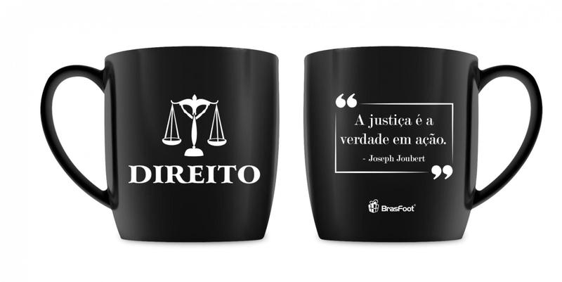 Imagem de Caneca de cafe ubi 300ml cursos profissões - direito - Brasfoot Presentes