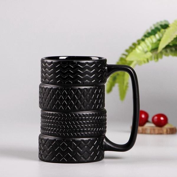 Imagem de Caneca de café Wokex Creative Funny Tire Ceramic 450ml preta