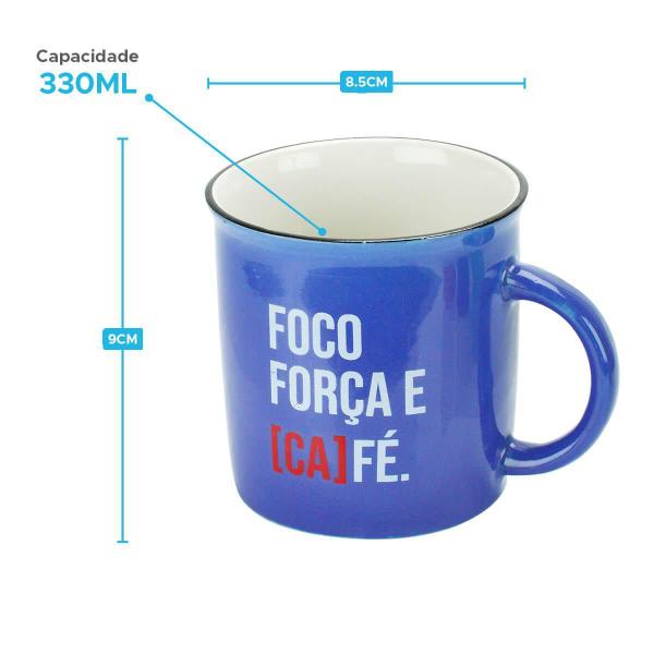 Imagem de Caneca De Cerâmica 330Ml Frases Café Bom Dia