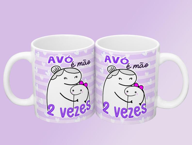 Imagem de Caneca de Ceramica - Avó é mãe 2 vezes