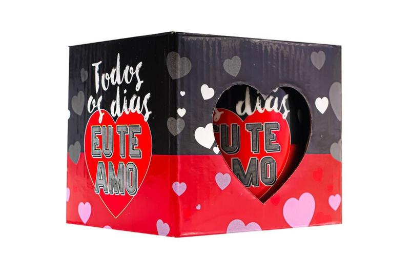 Imagem de Caneca de Cerâmica "Todos os Dias Eu te Amo" 390ml - Unika