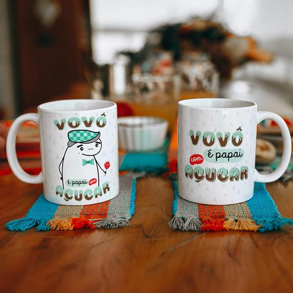 Imagem de Caneca de Ceramica - Vovô é papai com açucar