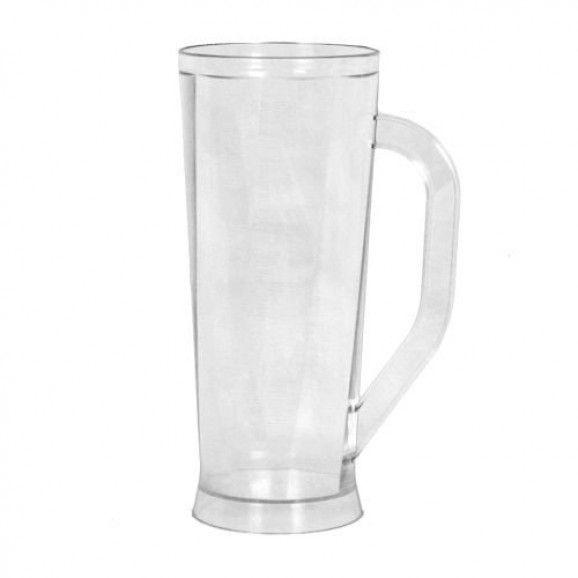 Imagem de Caneca de Chopp Acrilico degradê Slim Cristal - 430ml