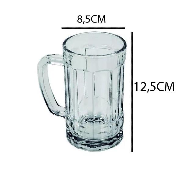 Imagem de Caneca de Chopp Cerveja 390ml Vidro Resistente Premium