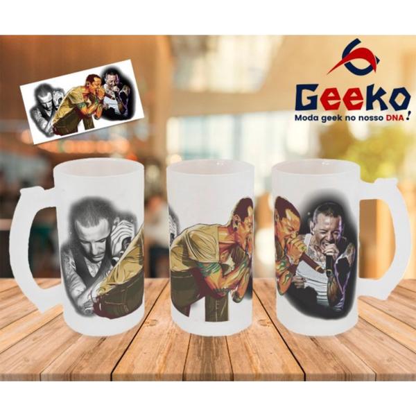 Imagem de Caneca de Chopp Chester Bennington Linkin Park Rock Geeko