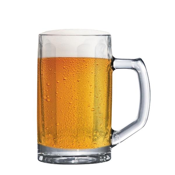 Imagem de Caneca de Chopp de Vidro Cerveja Brema M Canelada 330ml 