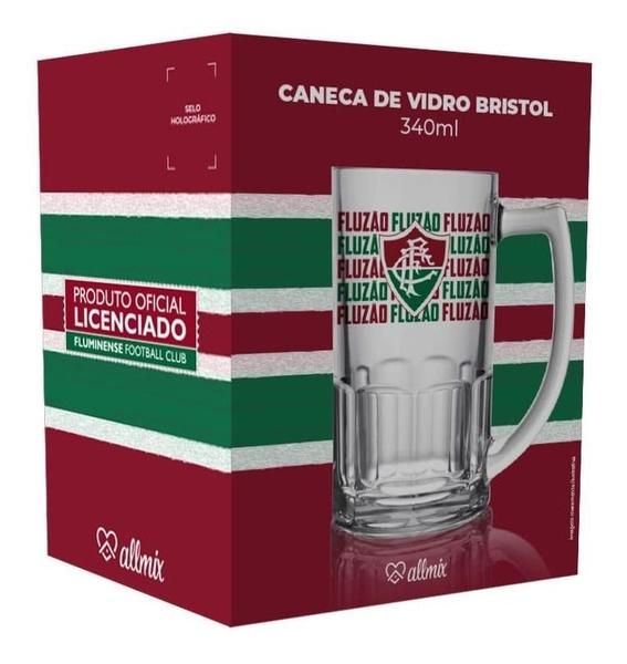 Imagem de Caneca De Chopp Do Fluminense Oficial Licenciada Vidro 340ml