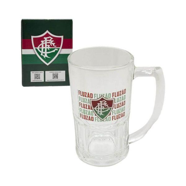 Imagem de Caneca De Chopp Fluminense Vidro 340ml Fluzão