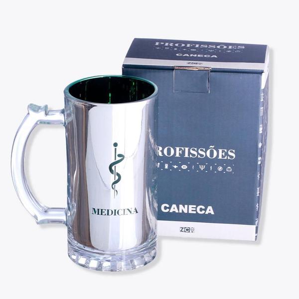 Imagem de Caneca de Chopp Medicina Eletrostática 450ml - Zonacriativa