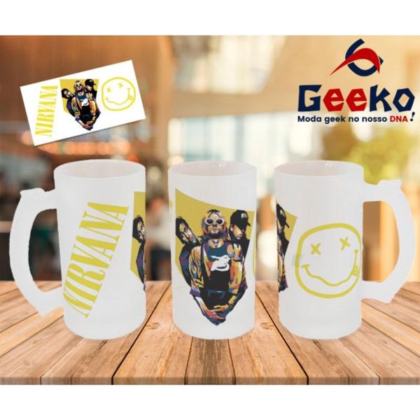 Imagem de Caneca de Chopp Nirvana Rock Geeko