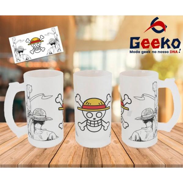 Imagem de Caneca de Chopp One Piece Monkey D. LuffyAnime Geeko