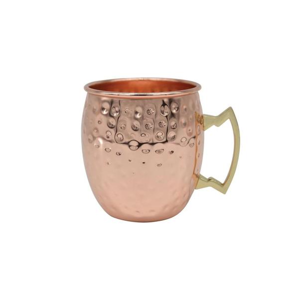 Imagem de Caneca De Cobre Martelada Moscow Mule 500 Ml 100% Cobre