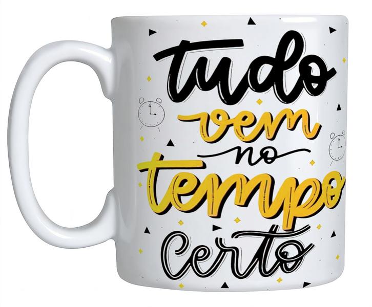 Imagem de Caneca de Frases Motivação de Porcelana 325 ML Para Presente