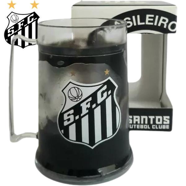 Imagem de Caneca De Gel Santos Futebol Clube Mantém Bebida Gelada Presente Para Mãe