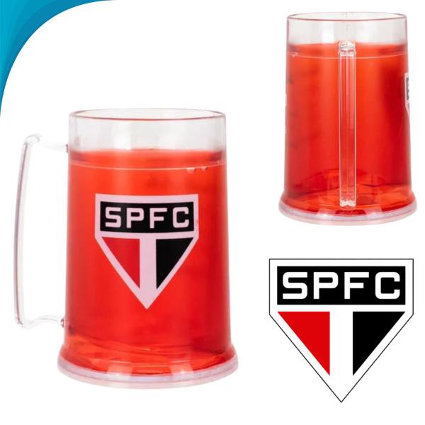 Imagem de Caneca De Gel São Paulo Futebol Clube Ideal Para Torcedores Presente Para Pai