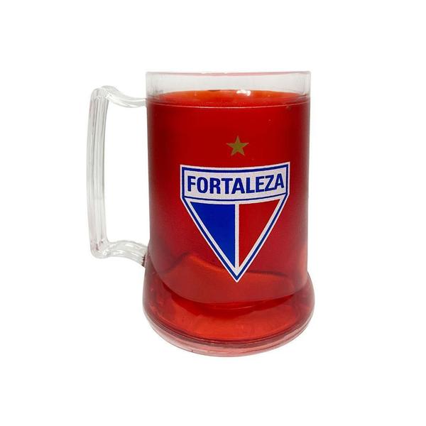 Imagem de Caneca De Gel Vermelho Escudo Fortaleza Tricolor