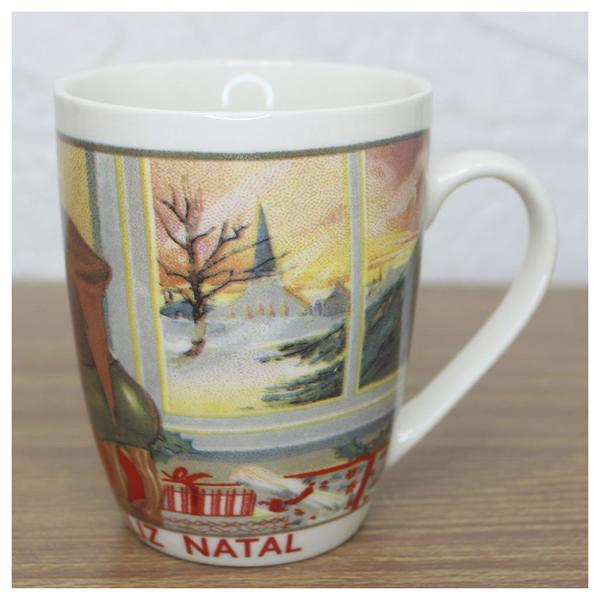 Imagem de Caneca De Natal Natalina Papai Noel Em Cerâmica 350ml