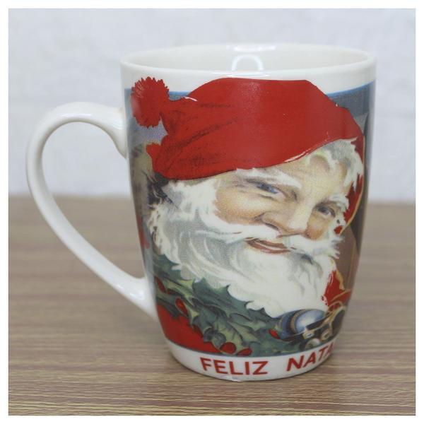 Imagem de Caneca De Natal Papai Noel Feliz Natal Cerâmica 350ml