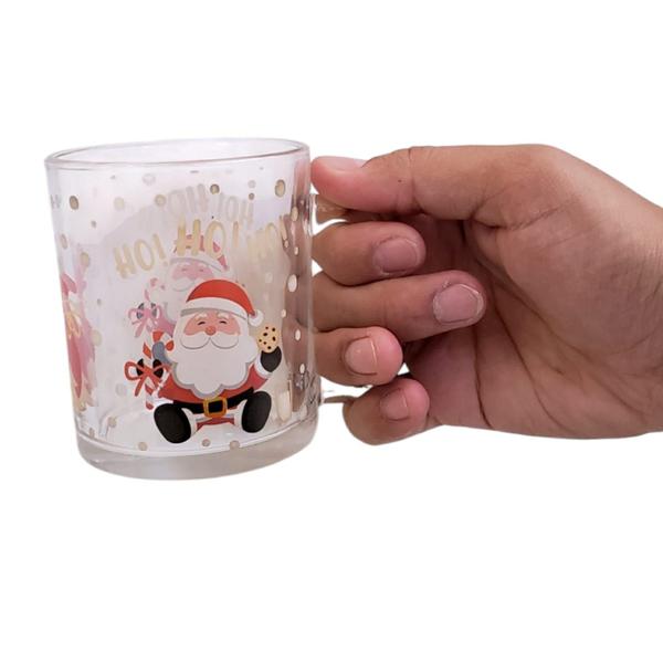 Imagem de Caneca de Natal Vidro 330ml Estampada Natal Mágico Presente