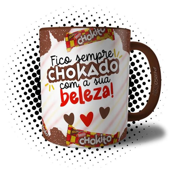 Imagem de Caneca de Páscoa para Namorada Estou Chocado Com Sua Beleza