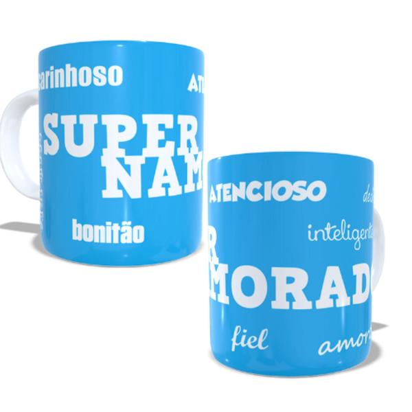 Imagem de Caneca de porcelana dia dos namorados super namorado