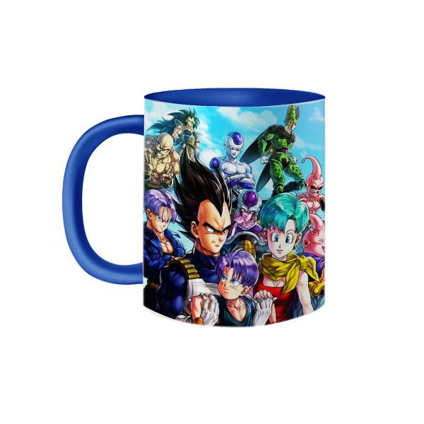 Imagem de Caneca de Porcelana Dragon Ball Z Goku e Amigos Mestre Kame