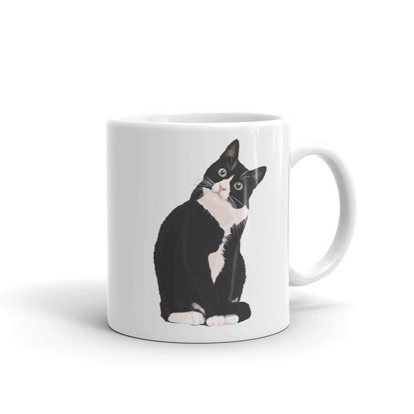 Imagem de Caneca de Porcelana Eu Amo Gato