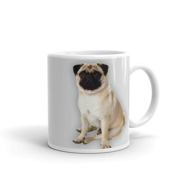 Imagem de Caneca de Porcelana Eu Amo Meu Pug